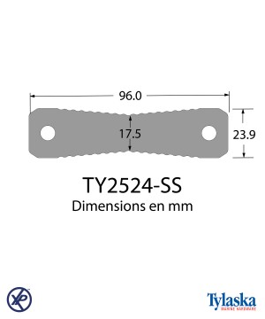 OS DE CHIEN 24 Mm - Inox
