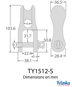 MANILLE DE DRISSE GV OUVRANTE T12