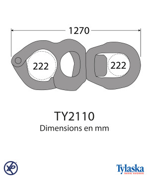 MOUSQUETON T10 - ŒIL OUVERTURE LARGE