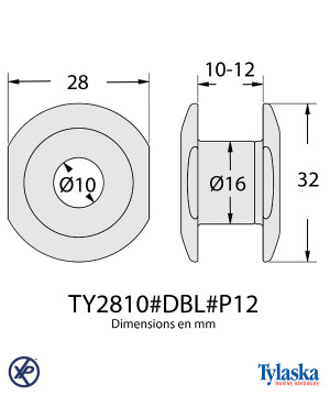 PASSE PONT 10MM - SIMPLE OU DOUBLE