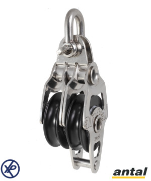 POULIE DOUBLE A RINGOT 34MM