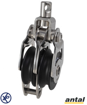 POULIE DOUBLE A RINGOT 34MM