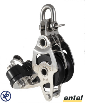 POULIE DOUBLE RINGOT À COINCEUR 34MM