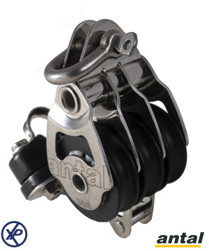 POULIE TRIPLE RINGOT À COINCEUR 34MM