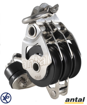 POULIE TRIPLE RINGOT À COINCEUR 34MM