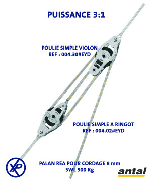 POULIE SIMPLE RINGOT 40MM