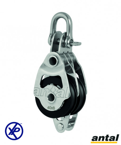 POULIE DOUBLE RINGOT 40MM