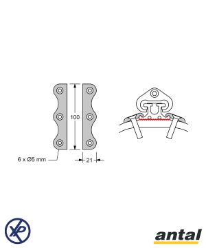 HS22 - LATTES LATÉRALES DE RENFORT