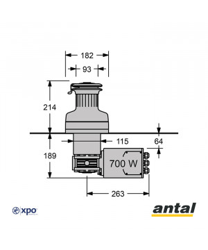 XT48 WINCH ÉLECTRIQUE 2 VIT - 24 V