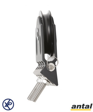 POULIE SHB RENVOI ORIENTABLE 100MM