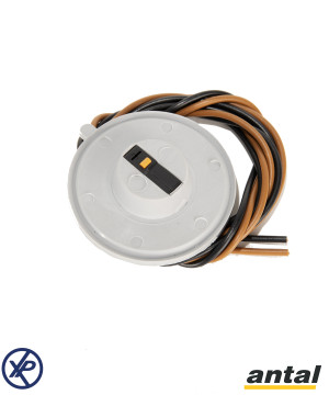 PASTILLE BOUTON DE COMMANDE GRISE