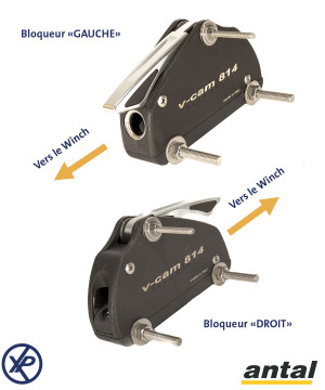 V-CAM 812-14 "SILVER" SIMPLE HORIZONTAL Ø 8-10MM