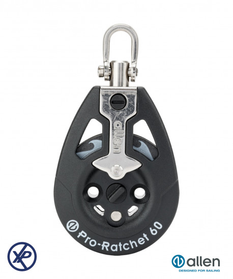 POULIE SIMPLE À CLIQUET 60MM - WAVE