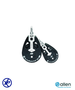 POULIE SIMPLE À DOUBLE CLIQUET 60MM