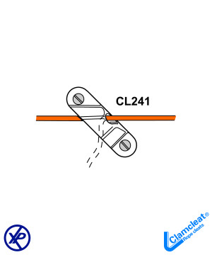 COINCEUR RACING NERF DE VOILE (BÂBORD) ALU ANODISÉ DUR NOIR