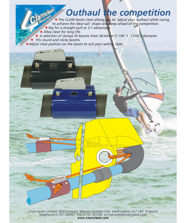KIT DE BOME WINDSURF POUR TUBE 30 À 36MM