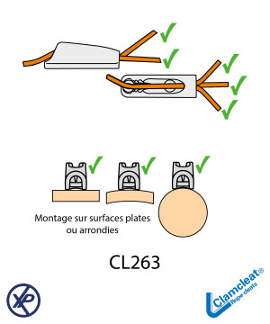 COINCEUR MICROS NYLON BLANC