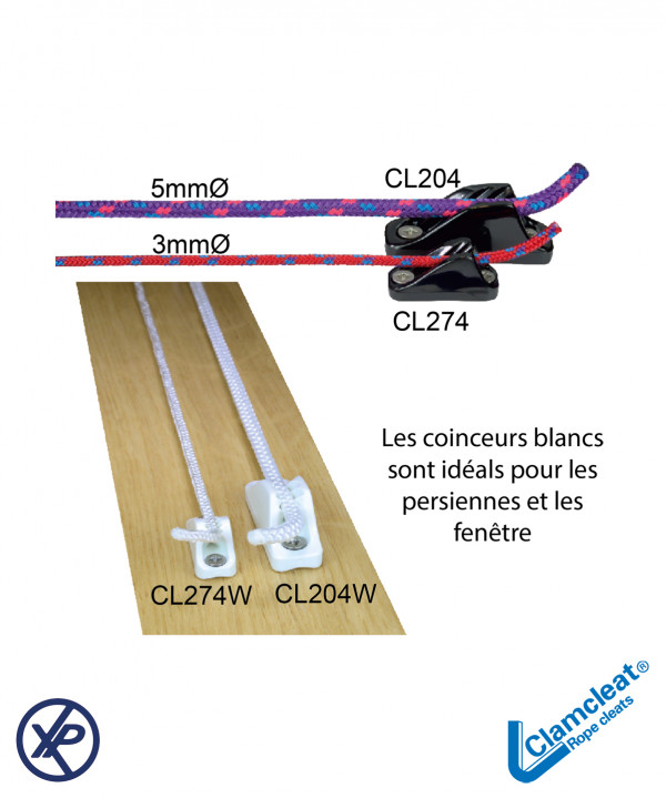 COINCEUR MICRO OUVERT NYLON BLANC