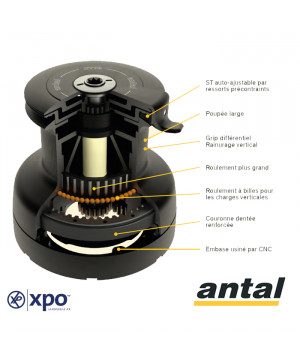 XT76 - WINCH 2 VITESSES RÉDUITES