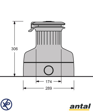 XT76.3 - WINCH 3 VITESSES RÉDUITES