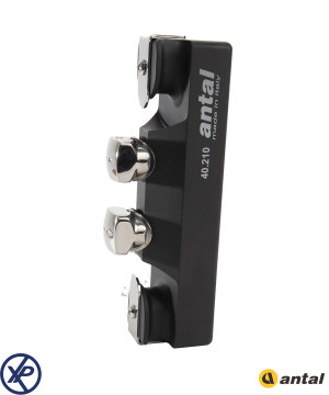 CURSEUR  DE DRISSE RAIL T 40x8 DOUBLE PISTON