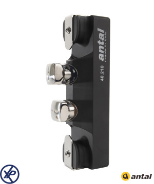 CURSEUR  DE DRISSE RAIL T 40x8 DOUBLE PISTON