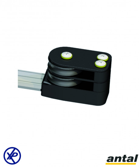 EMBOUT RAIL EN T 32X6 - RÉA DOUBLE Ø50MM