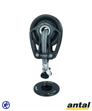 POULIE DOUBLE LOOPER Ø70 A RINGOT AVEC LOOP