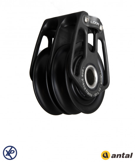 POULIE DOUBLE LOOPER Ø60 SANS LOOP