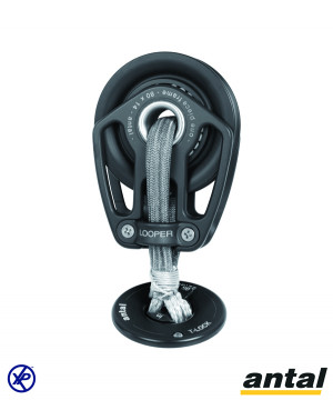 POULIE SIMPLE LOOPER Ø80 AVEC LOOP AVEC RÉA À ROULEAUX
