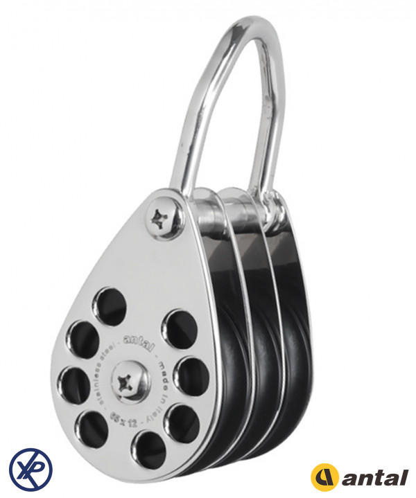 POULIE TRIPLE CLASSIC LINE INOX T65