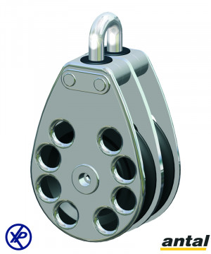 POULIE DOUBLE CLASSIC LINE INOX T75