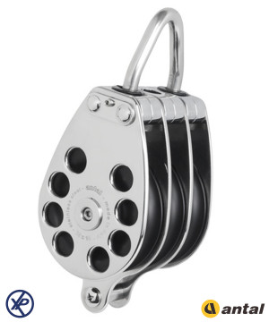 POULIE TRIPLE CLASSIC LINE INOX T75- RINGOT