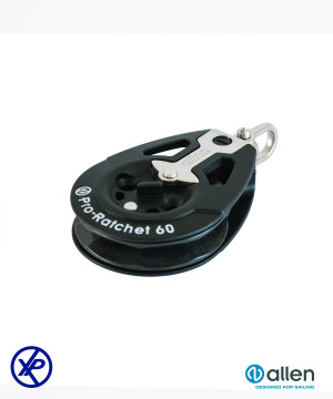 POULIE SIMPLE À CLIQUET 60MM