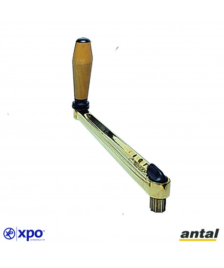 MANIVELLE BRONZE NATUREL SIMPLE 250MM