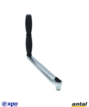 MANIVELLE CHROMÉE DOUBLE 250MM