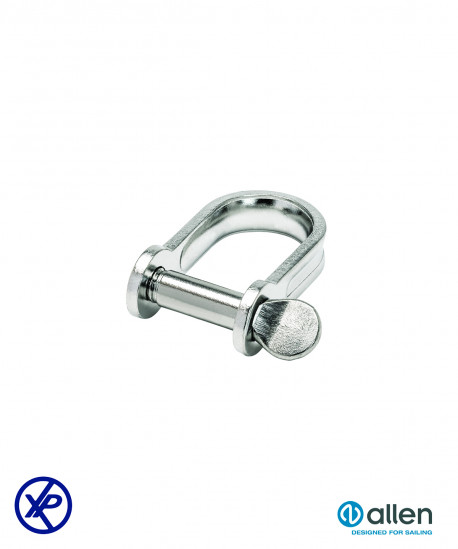 MANILLE  PLATE PLIÉE 6MM INOX