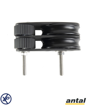 RENVOI A BLOQUEUR -DOUBLE -POULIE Ø80MM