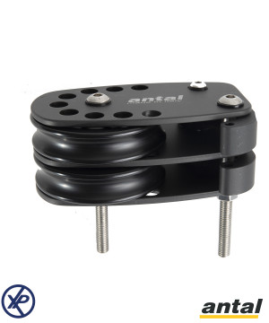 RENVOI A BLOQUEUR -DOUBLE -POULIE Ø125MM