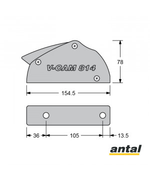 V-CAM 814 SIMPLE Ø12MM