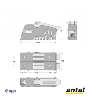 V-CAM R814 DOUBLE Ø8/10MM