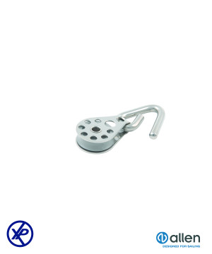 POULIE LÉGÈRE SIMPLE 25MM À PALIER LISSE