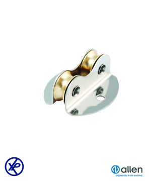 POULIE LÉGÈRE DOUBLE 15MM À PALIER LISSE