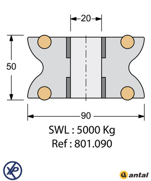 RÉA TULIP Ø90X50MM