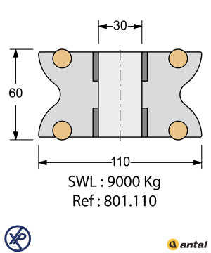 RÉA TULIP Ø110X60MM