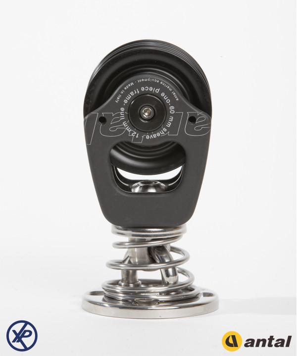 POULIE OPF DOUBLE 60MM SUR PADEYE 8MM