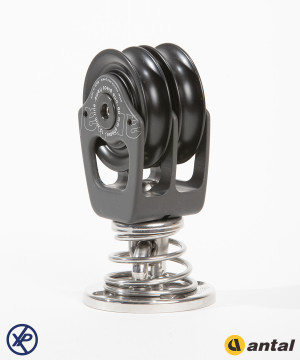 POULIE OPF DOUBLE 60MM SUR PADEYE 8MM