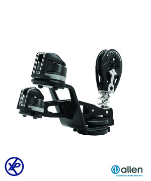 TOURELLE DOUBLE ÉCOUTE GV AVEC POULIE