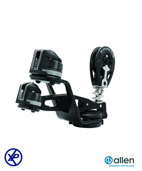 TOURELLE DOUBLE ECOUTE GV AVEC POULIE